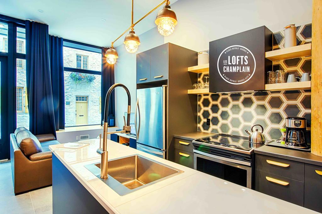Апартаменты Les Lofts Champlain - Par Les Lofts Vieux-Quebec Экстерьер фото